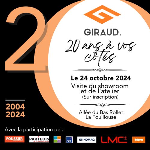 La menuiserie GIRAUD a 20 ans